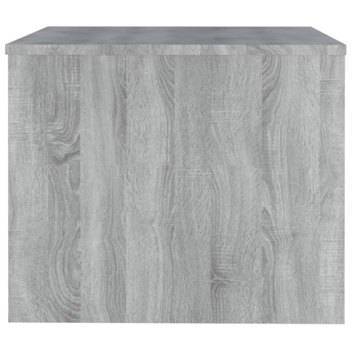 Table basse Sonoma gris 80x50x40 cm Bois d'ingénierie - Photo n°7