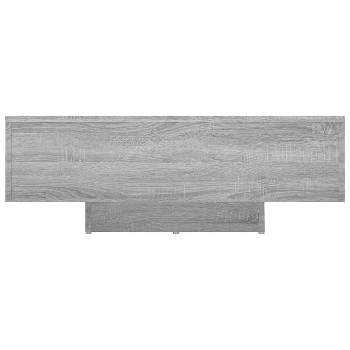 Table basse Sonoma gris 85x55x31 cm Bois d'ingénierie - Photo n°5