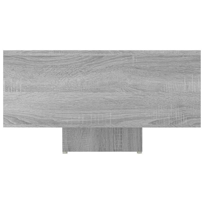 Table basse Sonoma gris 85x55x31 cm Bois d'ingénierie - Photo n°6