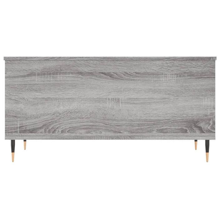 Table basse Sonoma gris 90x44,5x45 cm Bois d'ingénierie - Photo n°6