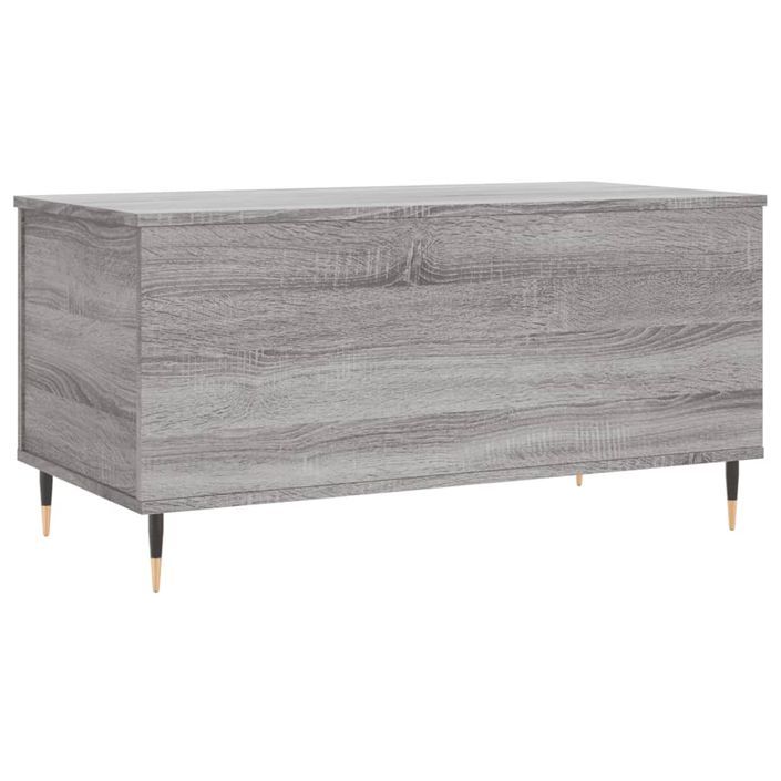 Table basse Sonoma gris 90x44,5x45 cm Bois d'ingénierie - Photo n°8