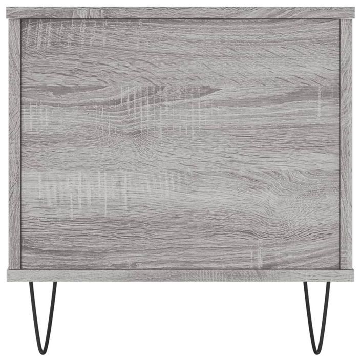 Table basse Sonoma gris 90x44,5x45 cm Bois d'ingénierie - Photo n°7