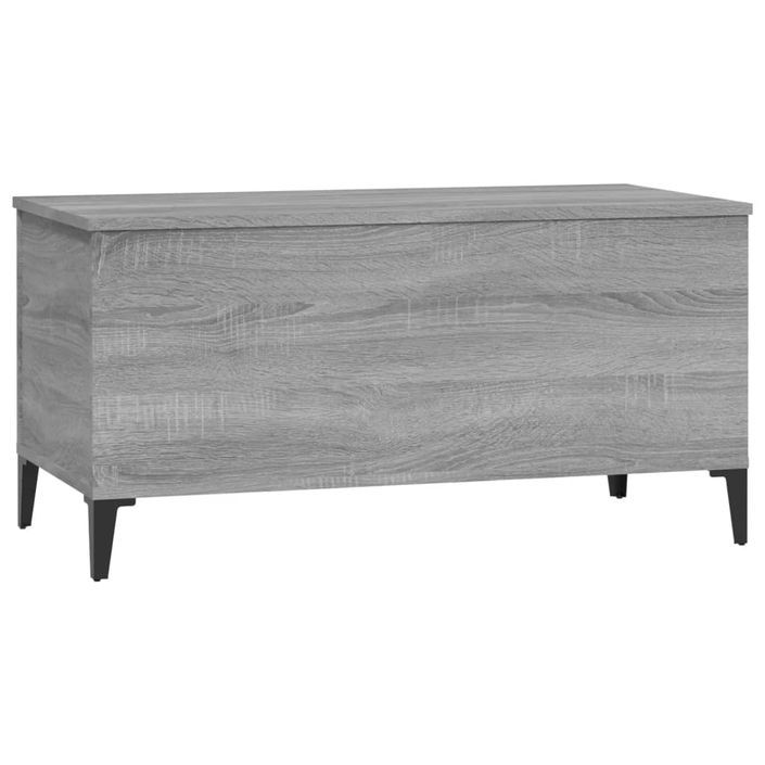 Table basse Sonoma gris 90x44,5x45 cm Bois d'ingénierie - Photo n°6