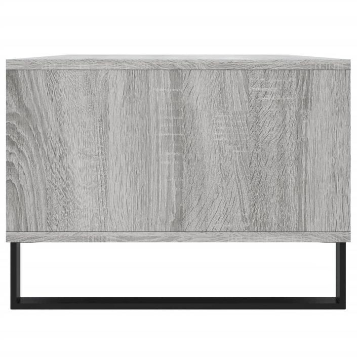 Table basse Sonoma gris 90x50x36,5 cm Bois d'ingénierie - Photo n°7