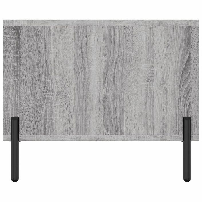 Table basse sonoma gris 90x50x40 cm bois d'ingénierie - Photo n°7