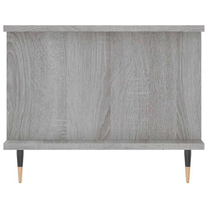 Table basse sonoma gris 90x50x40 cm bois d'ingénierie - Photo n°7