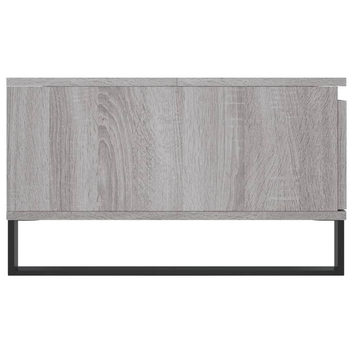 Table basse sonoma gris 90x60x35 cm bois d'ingénierie - Photo n°7