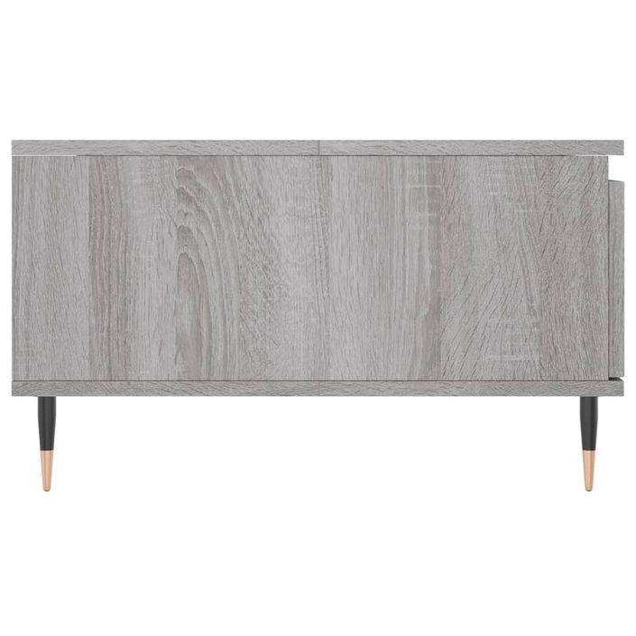 Table basse sonoma gris 90x60x35 cm bois d'ingénierie - Photo n°7