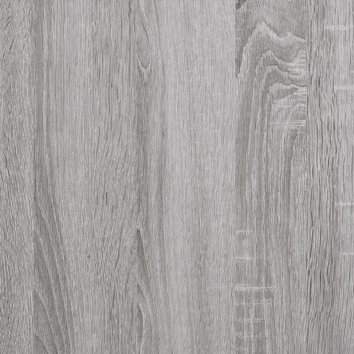 Table basse sonoma gris 90x60x35 cm bois d'ingénierie - Photo n°10