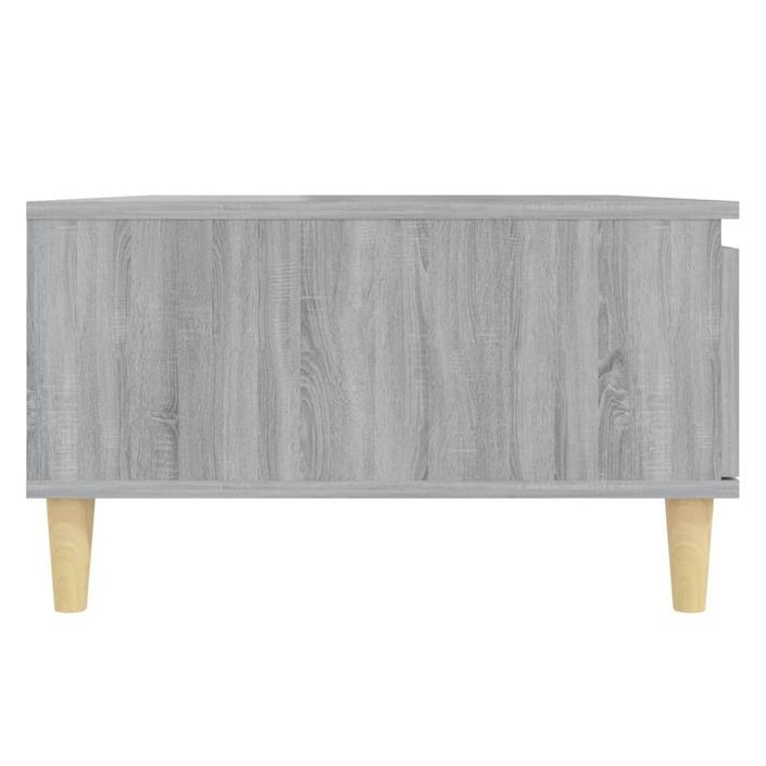 Table basse sonoma gris 90x60x35 cm bois d'ingénierie - Photo n°7