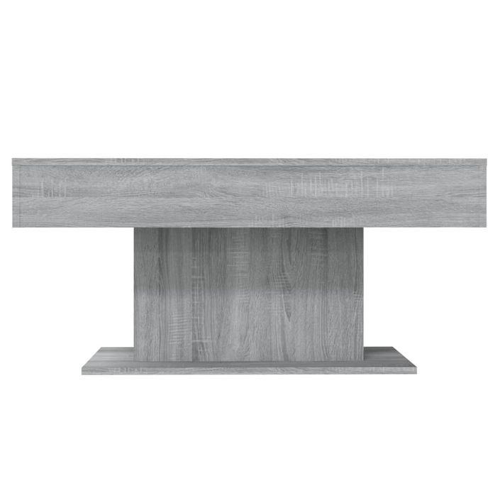 Table basse Sonoma gris 96x50x45 cm Bois d'ingénierie - Photo n°5