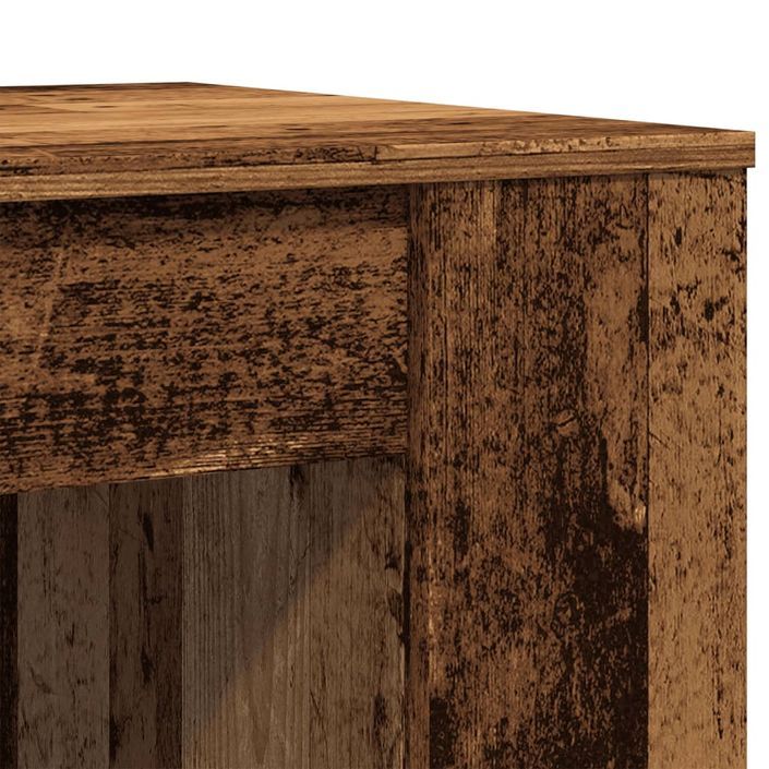 Table basse vieux bois 102x55x42 cm bois d'ingénierie - Photo n°7