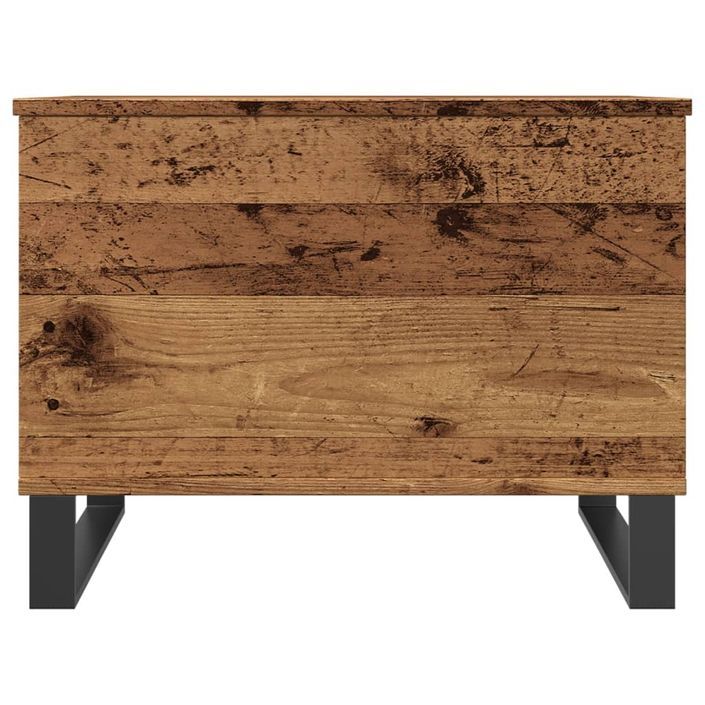 Table basse vieux bois 60x44,5x45 cm bois d'ingénierie - Photo n°4