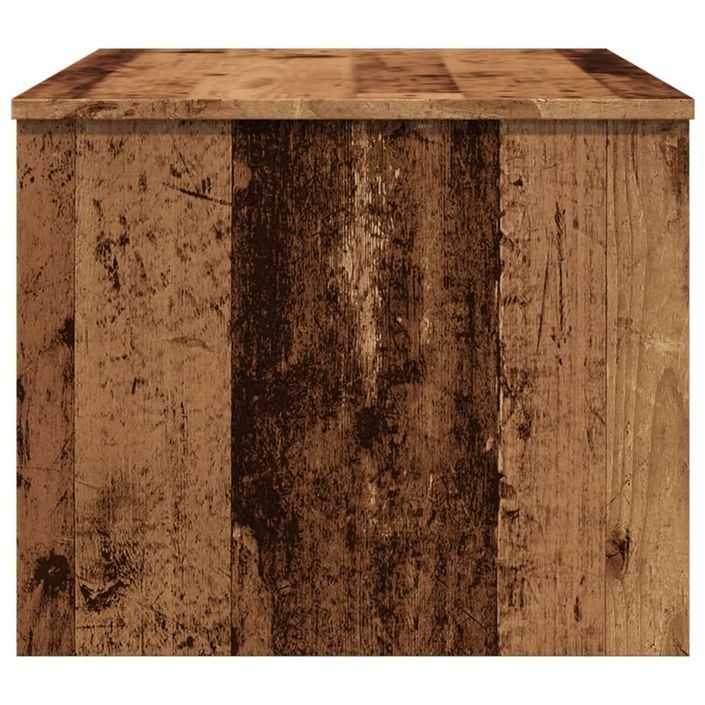 Table basse vieux bois 80x50,5x41,5 cm bois d'ingénierie - Photo n°6