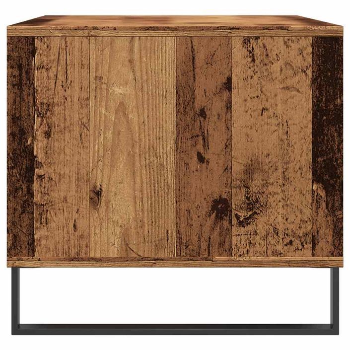 Table basse vieux bois 90x49x45 cm bois d'ingénierie - Photo n°5