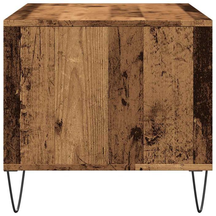 Table basse vieux bois 90x49x45 cm bois d'ingénierie - Photo n°6