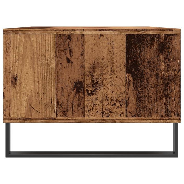 Table basse vieux bois 90x50x36,5 cm bois d'ingénierie - Photo n°6