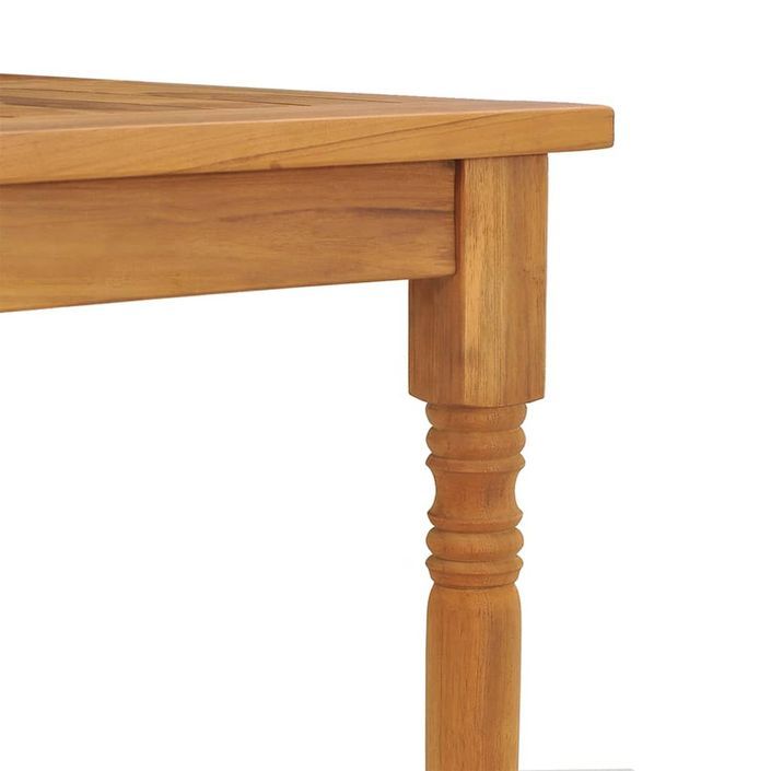 Table Batavia 150x90x75 cm Bois de teck solide - Photo n°6