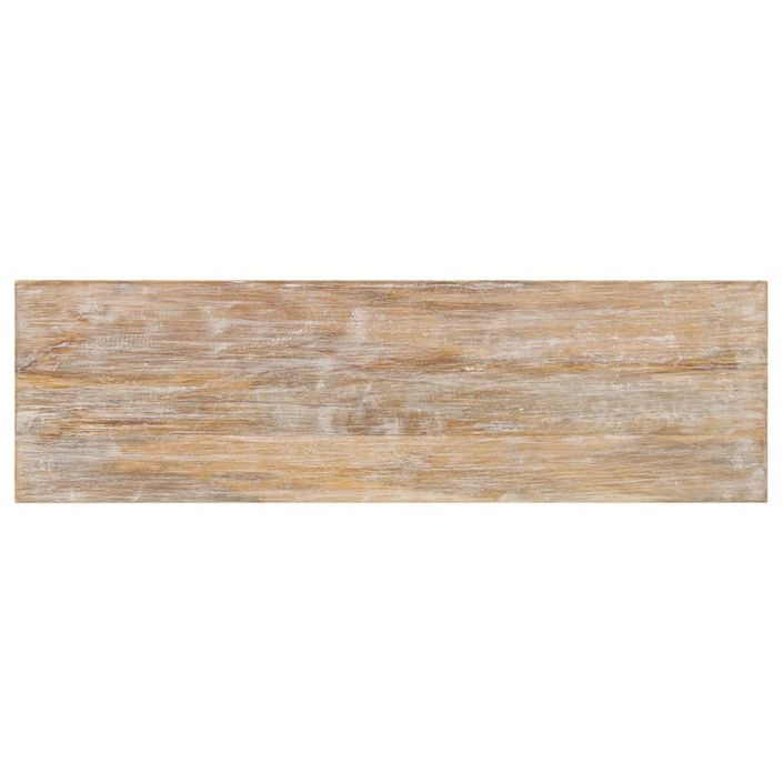 Table console 100x30x75 cm Bois de manguier massif - Photo n°7