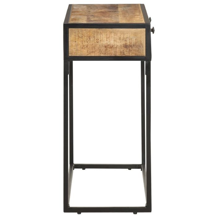 Table console 100x35x75 cm Bois de manguier massif 2 - Photo n°5