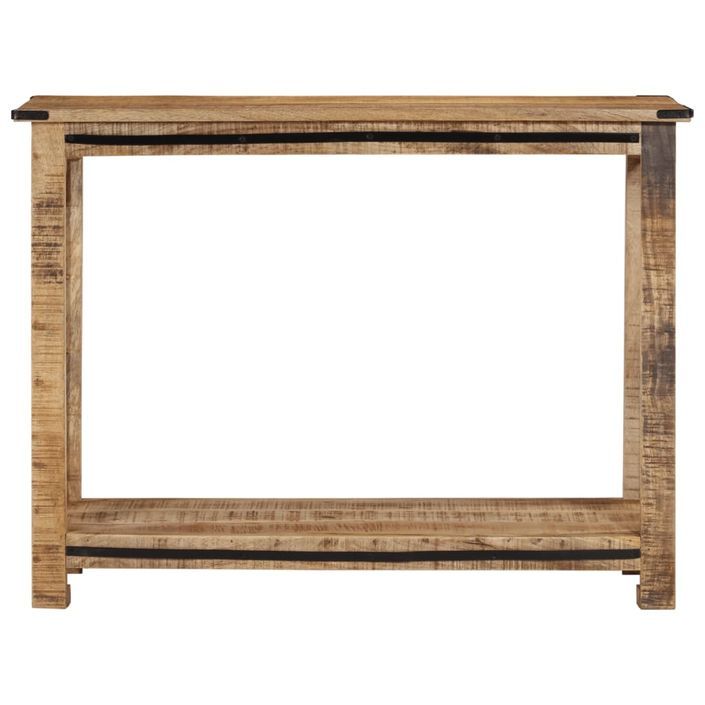 Table console 100x35x75 cm bois de manguier massif - Photo n°2