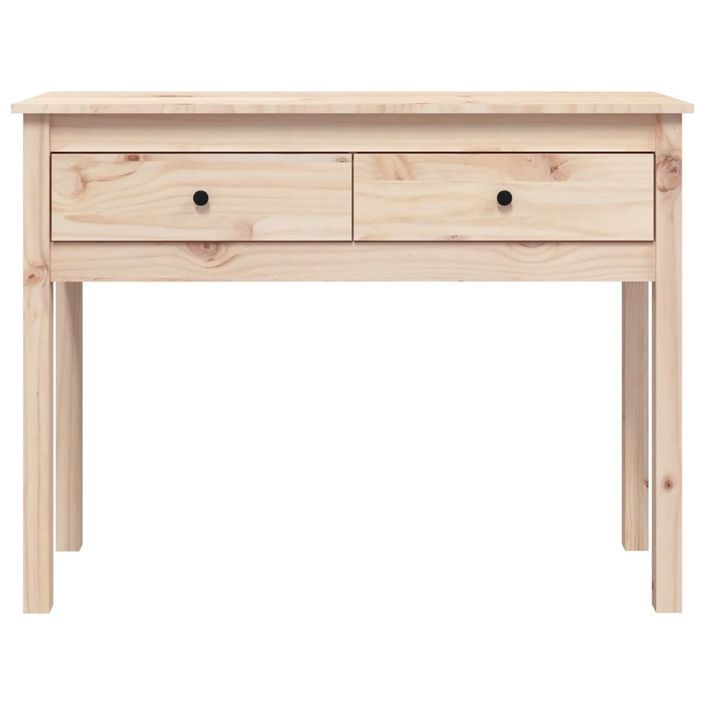 Table console 100x35x75 cm Bois massif de pin - Photo n°6