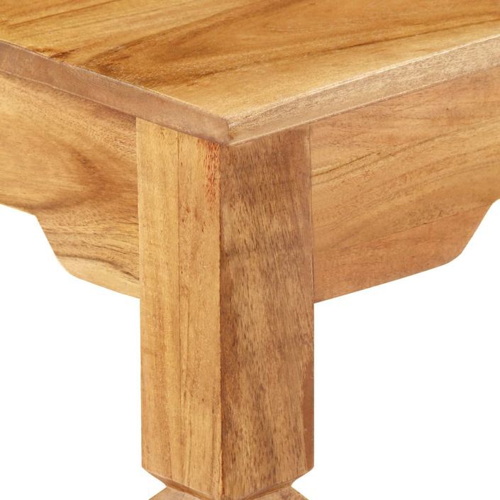 Table console 100x40x76 cm Bois d'acacia massif - Photo n°6