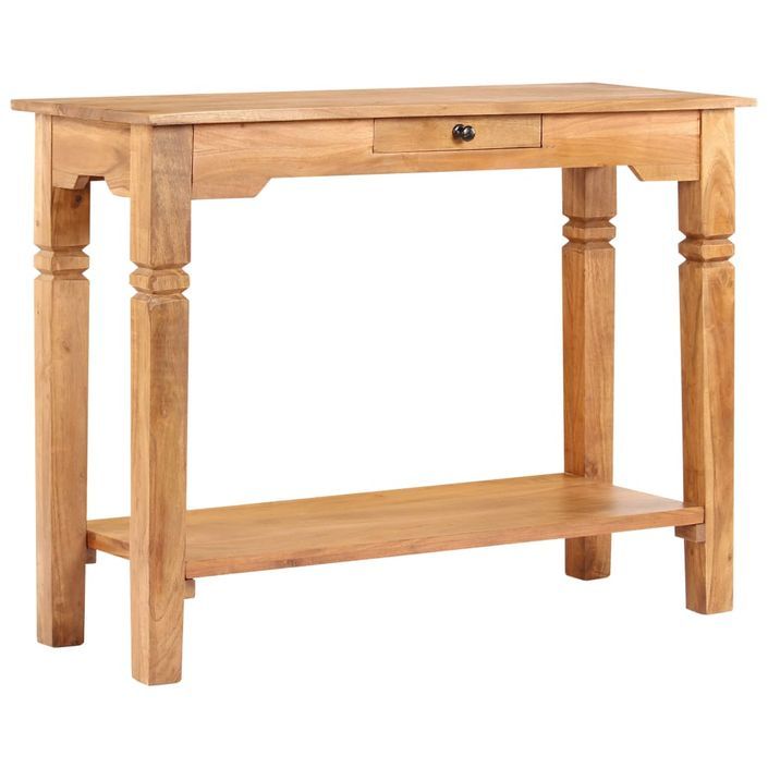 Table console 100x40x76 cm Bois d'acacia massif - Photo n°12