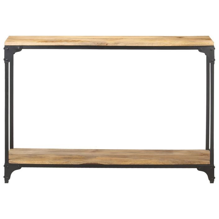 Table console 110x30x75 cm Bois de manguier massif - Photo n°2