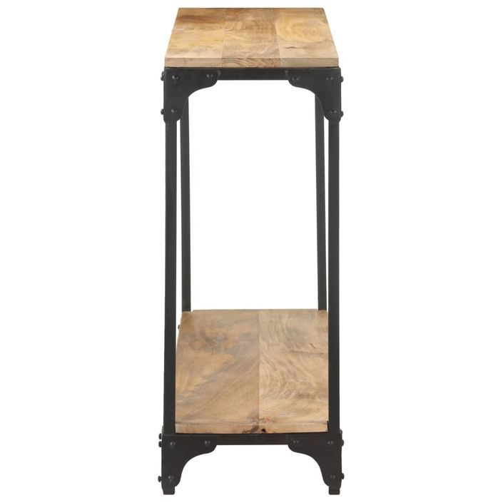 Table console 110x30x75 cm Bois de manguier massif - Photo n°3