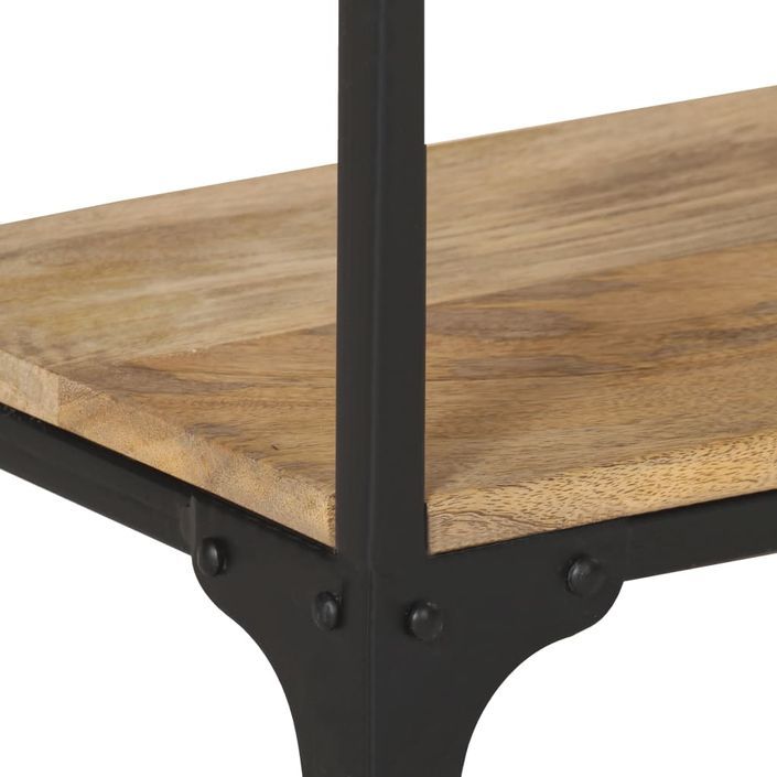 Table console 110x30x75 cm Bois de manguier massif - Photo n°5