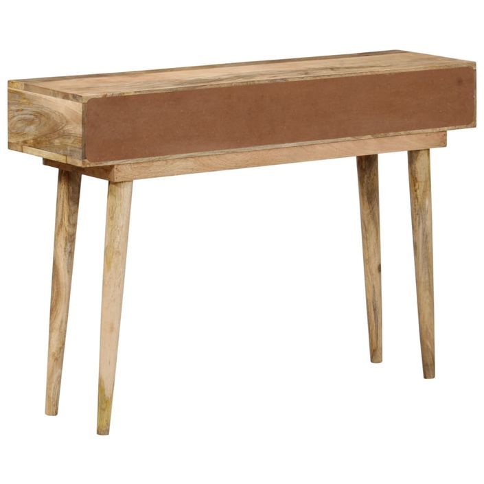 Table console 110x30x75 cm bois de manguier massif - Photo n°7