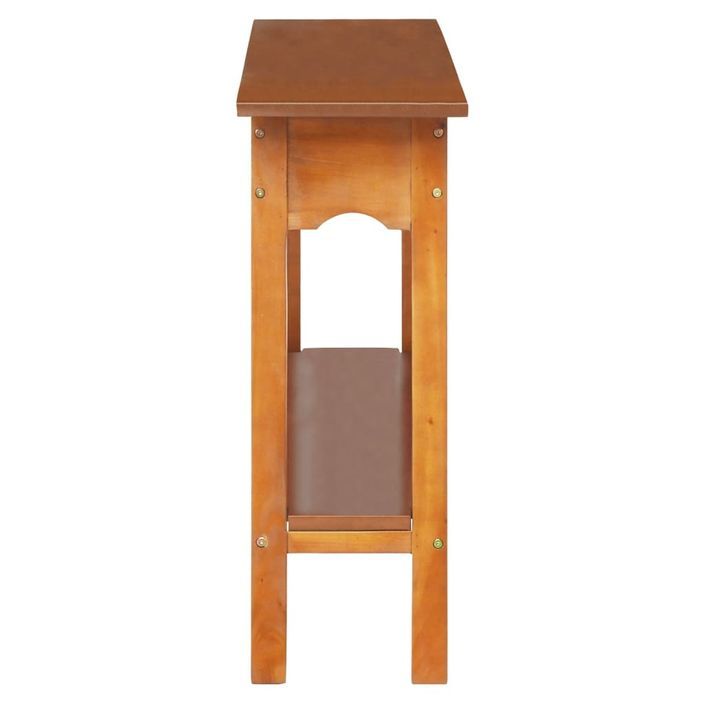 Table console 110x30x75 cm bois massif d'acajou - Photo n°3