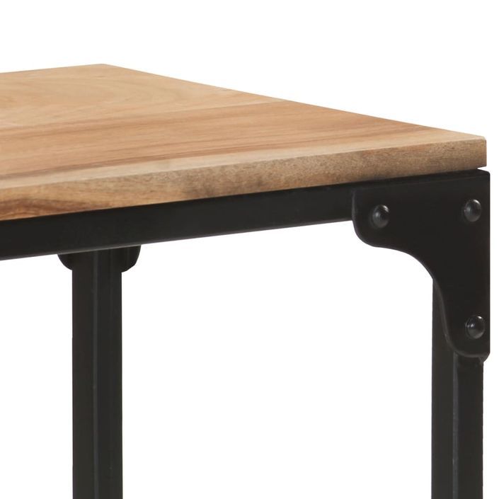 Table console 110x30x75 cm Bois solide d'acacia - Photo n°6