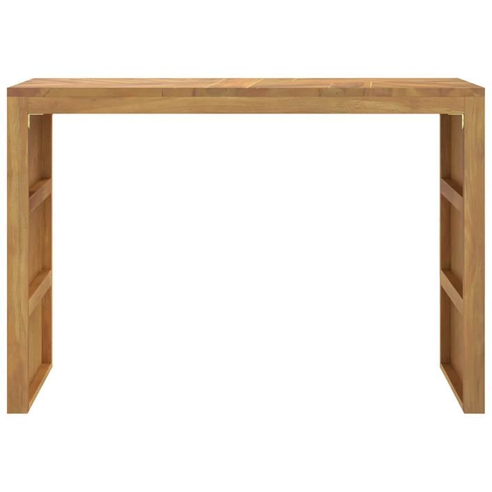 Table console 110x35x75 cm bois massif d'acacia - Photo n°5