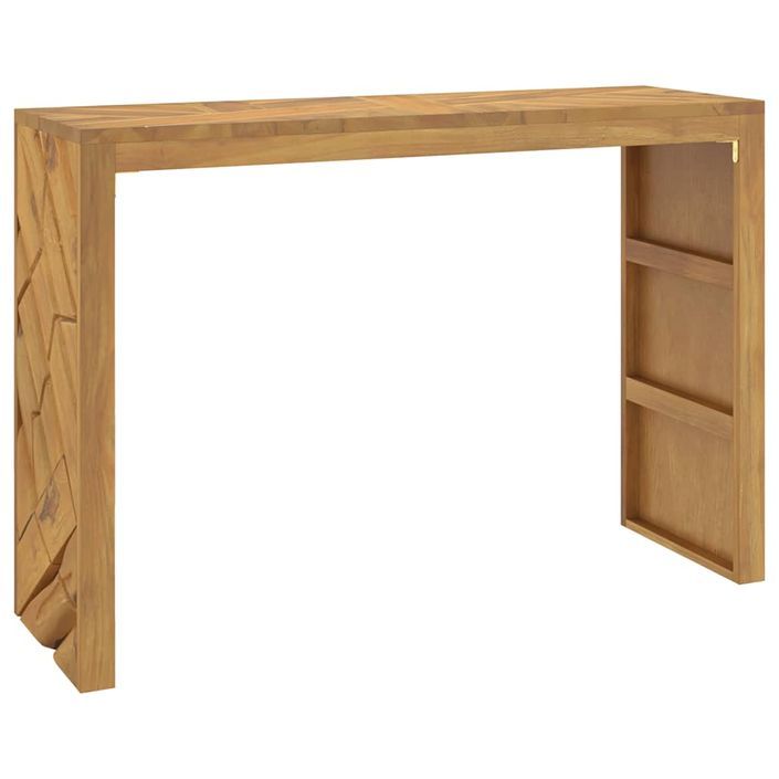 Table console 110x35x75 cm bois massif d'acacia - Photo n°7