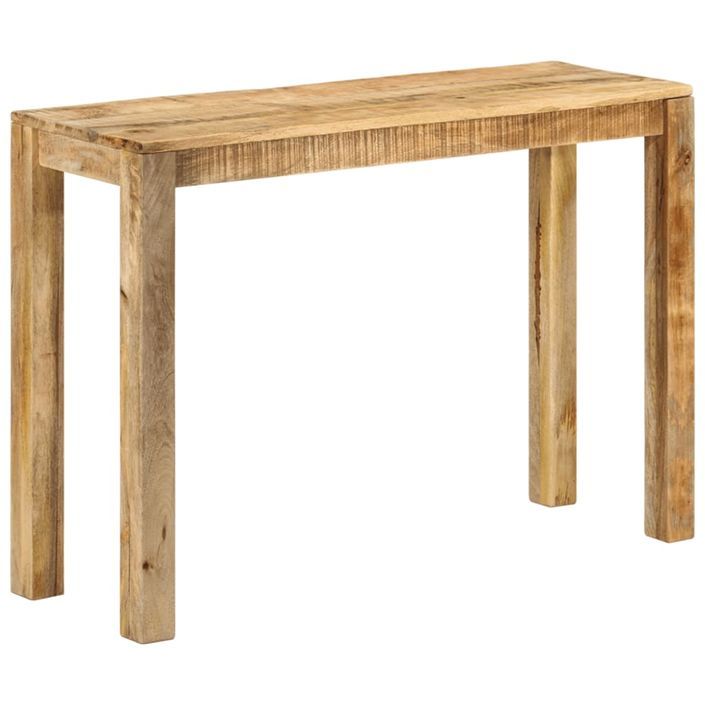 Table console 110x35x76 cm Bois de manguier brut - Photo n°1