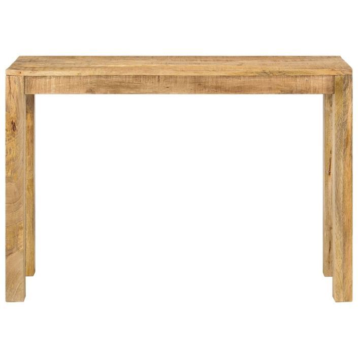 Table console 110x35x76 cm Bois de manguier brut - Photo n°2