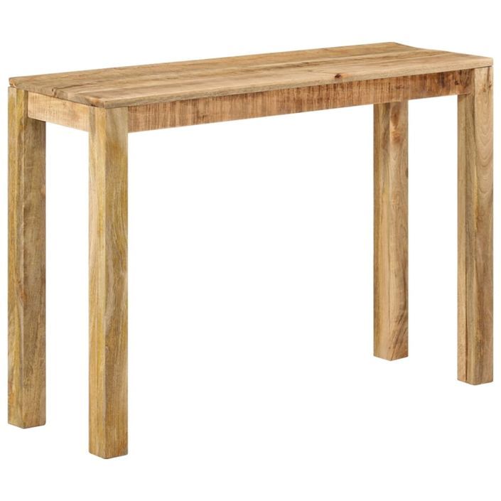 Table console 110x35x76 cm Bois de manguier brut - Photo n°8