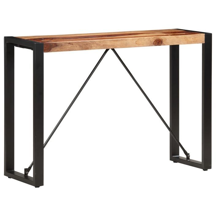 Table console 110x35x76 cm Bois solide - Photo n°1