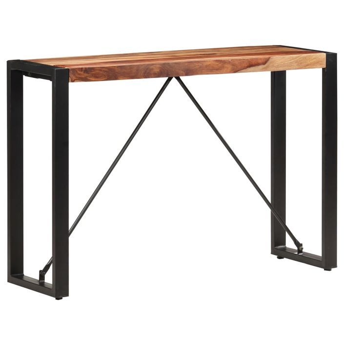 Table console 110x35x76 cm Bois solide - Photo n°9