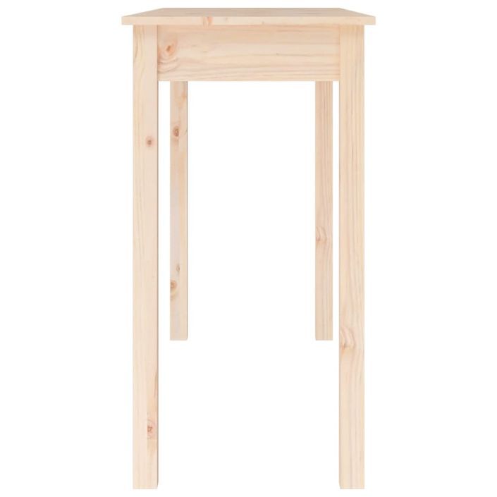 Table console 110x40x75 cm Bois massif de pin - Photo n°6