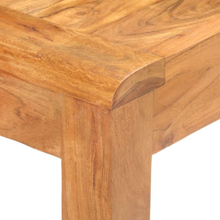 Table console 110x40x76 cm Bois d'acacia massif - Photo n°5