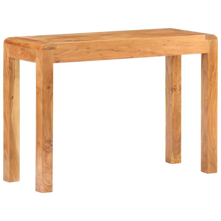 Table console 110x40x76 cm Bois d'acacia massif - Photo n°11