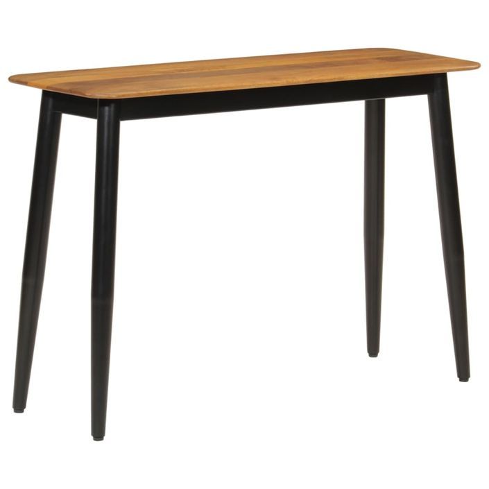 Table console 110x40x76 cm bois de manguier solide et fer - Photo n°11