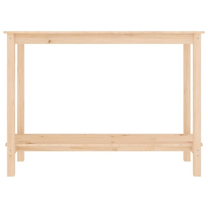 Table console 110x40x80 cm Bois massif de pin - Photo n°3