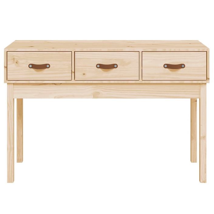 Table console 114x40x75 cm Bois massif de pin - Photo n°3