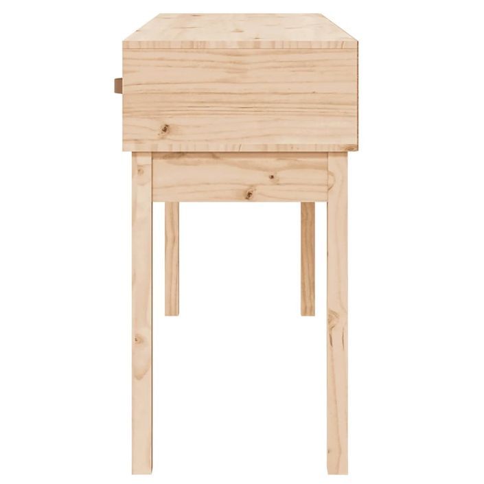 Table console 114x40x75 cm Bois massif de pin - Photo n°5