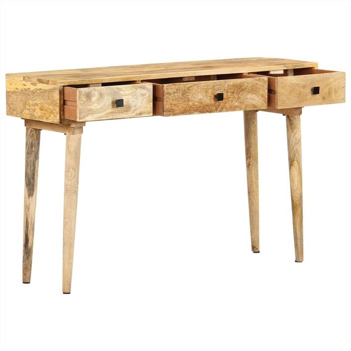 Table console 115x35x76 cm Bois de manguier massif 2 - Photo n°4