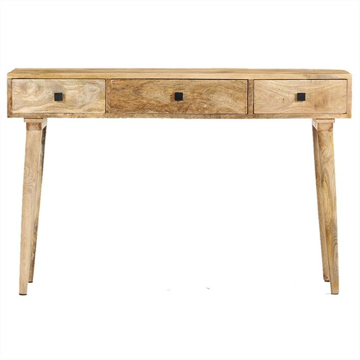 Table console 115x35x76 cm Bois de manguier massif 2 - Photo n°5